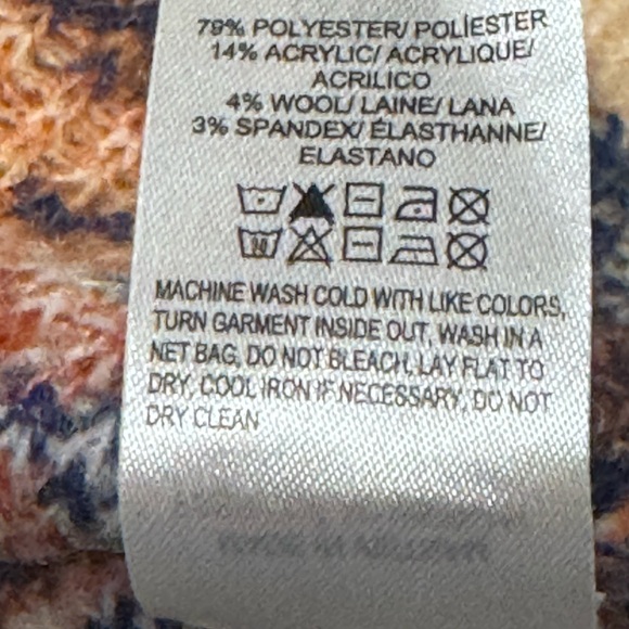 Lucky Brand Southwestern Patterned Sweater wool blend - Picture 11 of 13